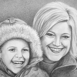Family Portrait Drawing
