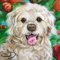 Dog Portrait Painting