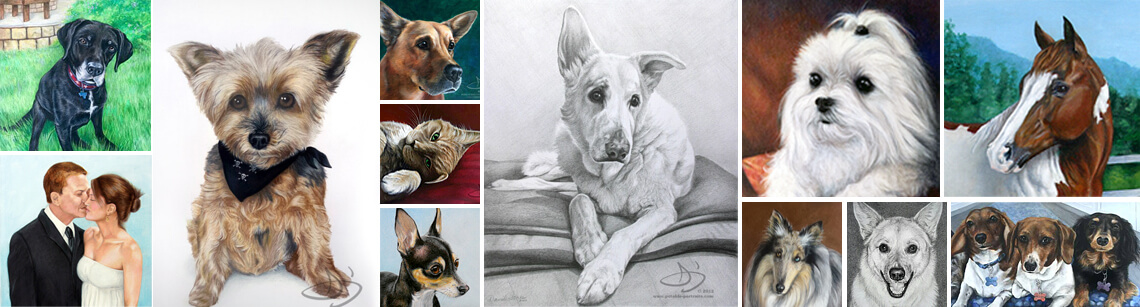 Order Realistic Pet Portraits from photos
