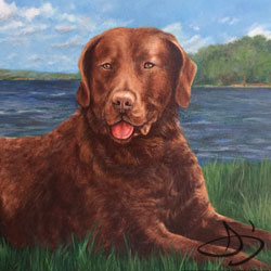 Dog Portrait Painting