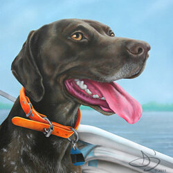 German Shorthaired Pointer portrait