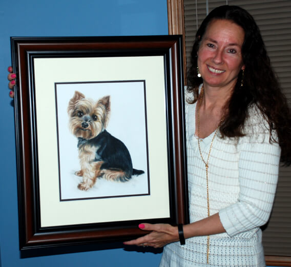 Yorkie Portrait